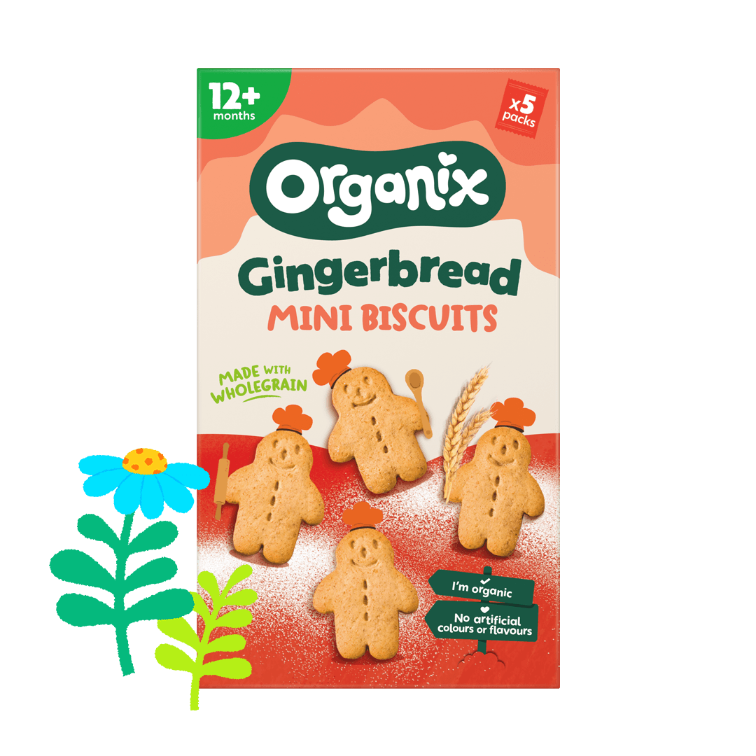 Gingerbread Mini Biscuits | Toddler Snack | Organix
